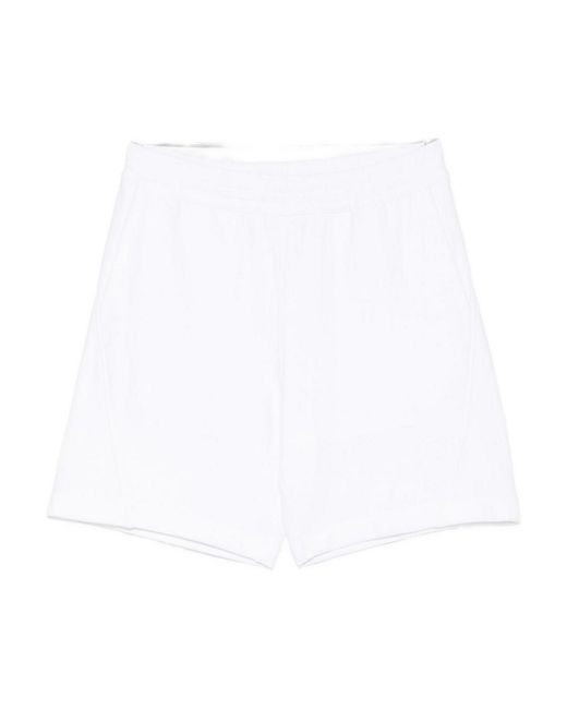 Givenchy White Logo Cotton Shorts for men