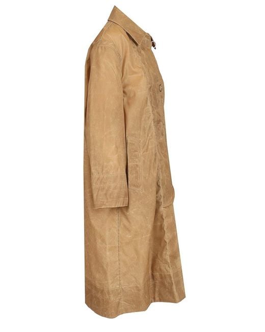 DURAZZI MILANO Natural Leather Effect Raincoat