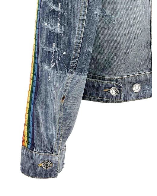 DSquared² Blue La Jean Denim Jacket for men