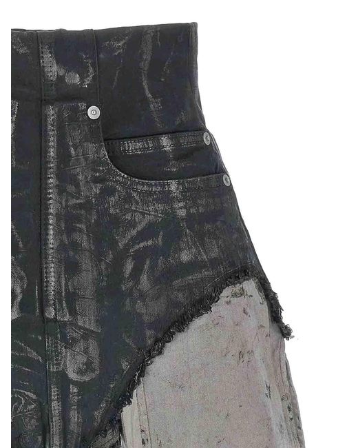 Rick Owens Gray 'Dirt Cutoffs' Shorts