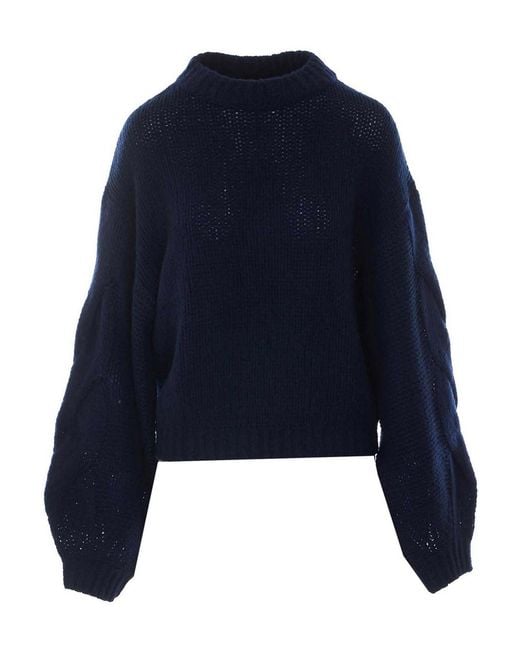 Lisa Yang Blue Runi Sweater