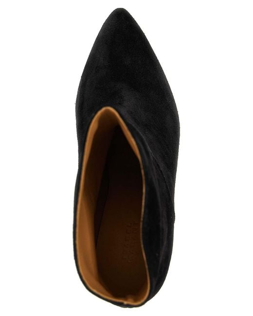 Isabel Marant Black 'Loline' Ankle Boots