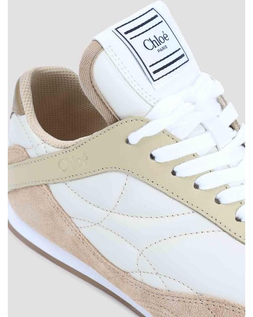 Chloé White Kick Sneakers