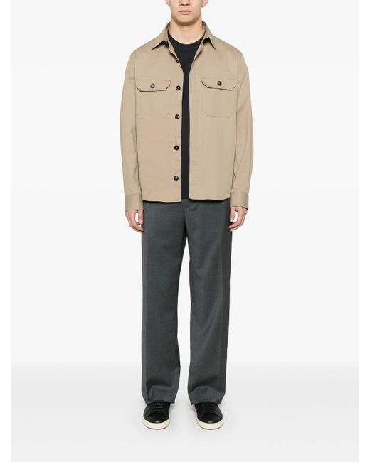Zegna Natural Poplin Shirt for men