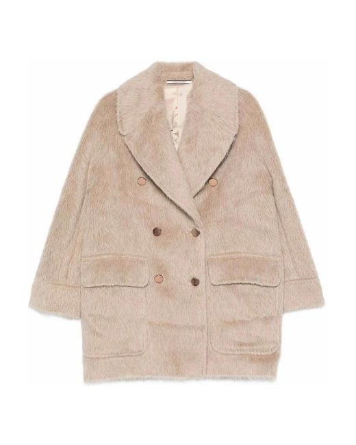 Tagliatore Natural Light Double-Breasted Coat