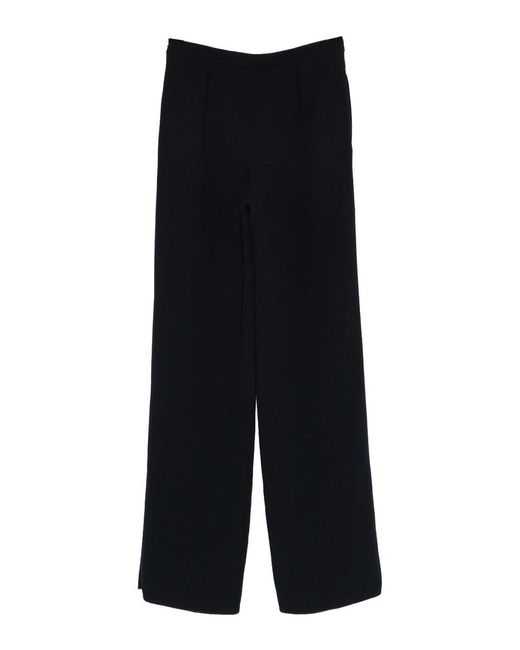 Emporio Armani Black Elasticated Trousers