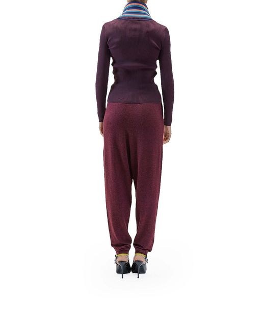Sunnei Purple Folded Top