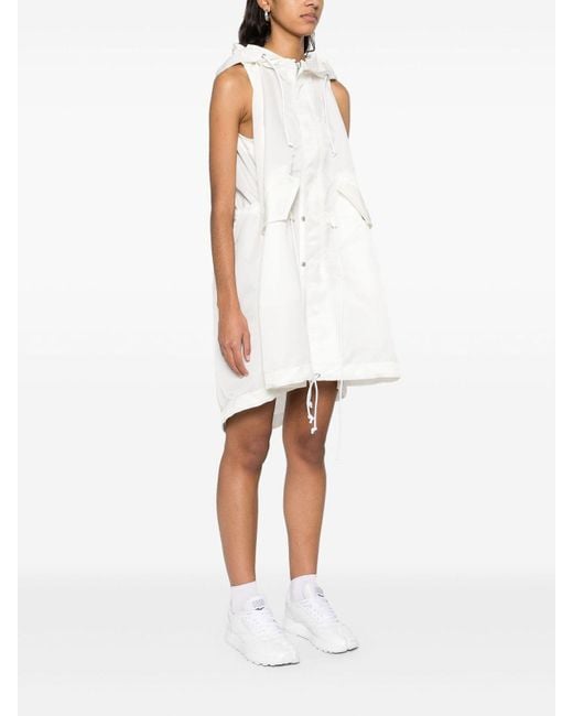 sacai♡ Nylon Twill Hoodie Vest sacai Nylon Twill Hoodie Vest | sacai | REVERSIBLE