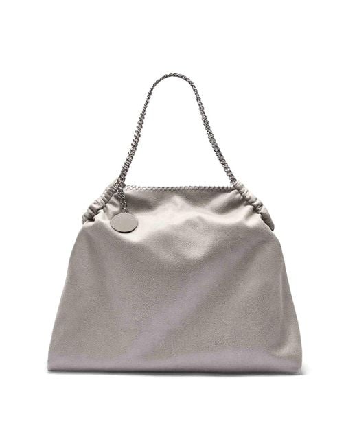 Stella McCartney Gray Falabella Drawstring Tote Bag