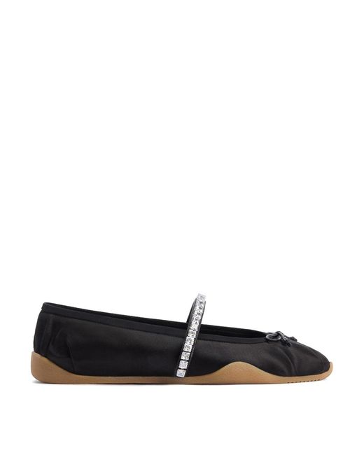 Giuseppe Zanotti White Satin Ballets