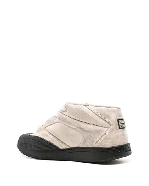 Givenchy White Mid Top Sneakers for men
