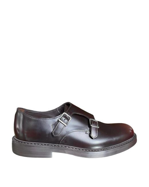 Doucal's Brown Double Buckle (Gm) Horse Marrone+Fdo Tmoro for men