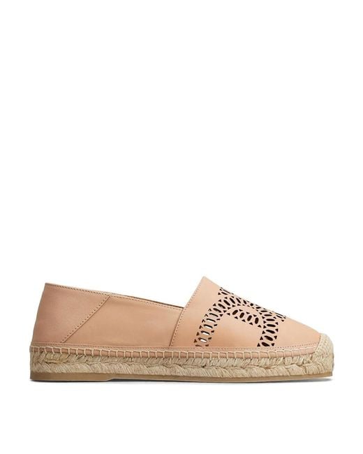 Tod's Natural Kate Slip-On Espadrilles