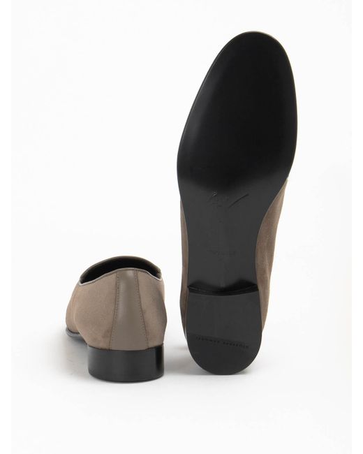 Giuseppe Zanotti Gray Loafer for men