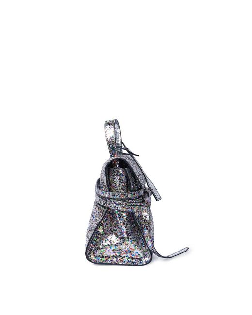 Moschino White Tie Me Glitter