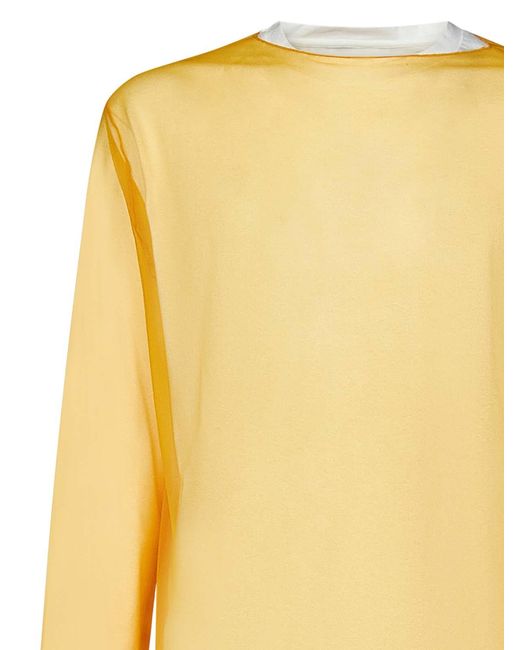 Jil Sander Yellow T-Shirt for men