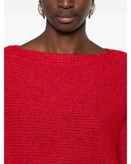 TALKING WALLS Red Wool Sweater