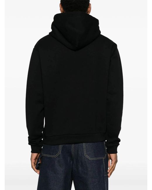Gcds Black Hoodie for men