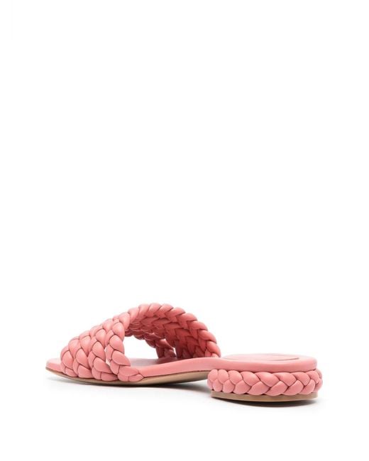 Gianvito Rossi Pink Ischia Tassel