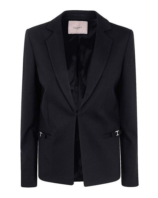 Twinset Black Blazer Jacket