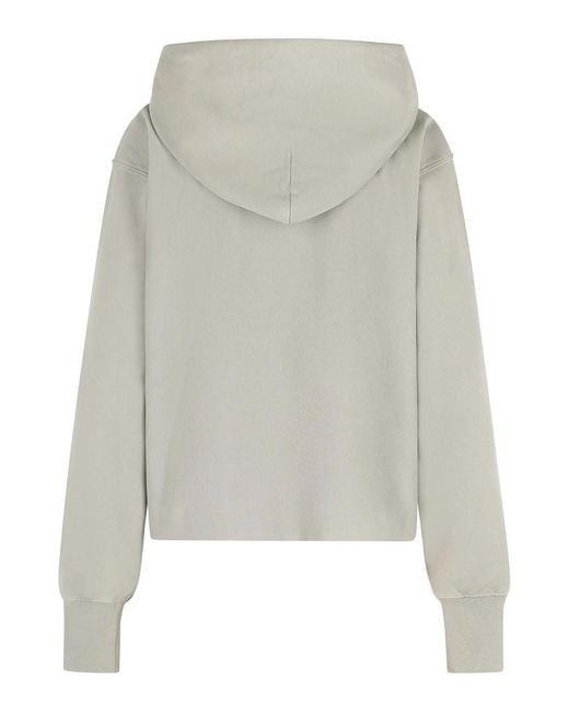 Maison Margiela Gray Cotton Hoodie