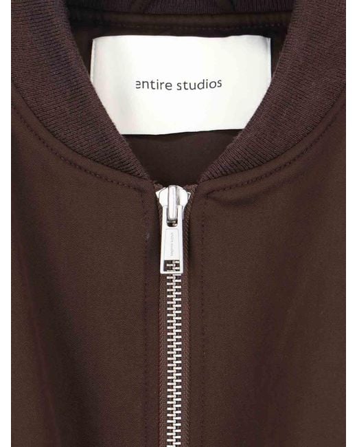 Entire studios Brown Bomber Zip for men
