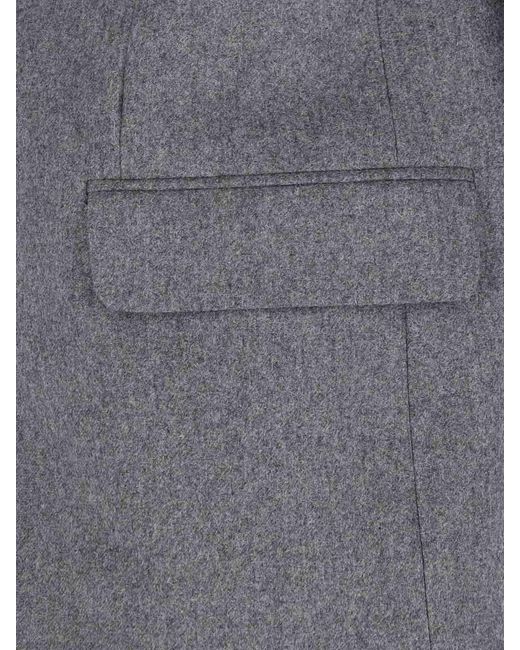 AMI Gray Blazer Monopetto for men