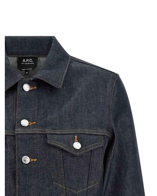 Giacca Dion di A.P.C. in Blue