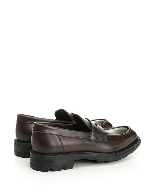 Corvari Black Penny Loafer for men