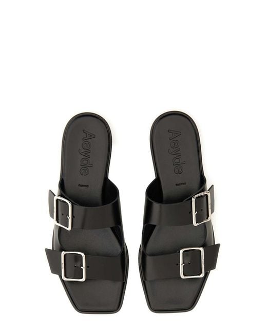 Aeyde Black Sandal Tonya