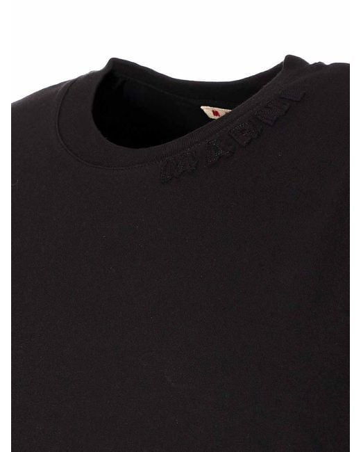 Marni Black T-Shirt for men