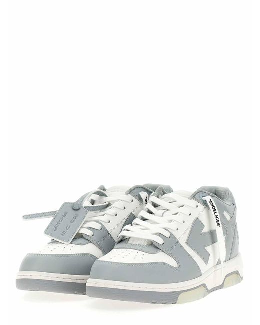 Off-White c/o Virgil Abloh Gray Out Of Office Sneakers for men