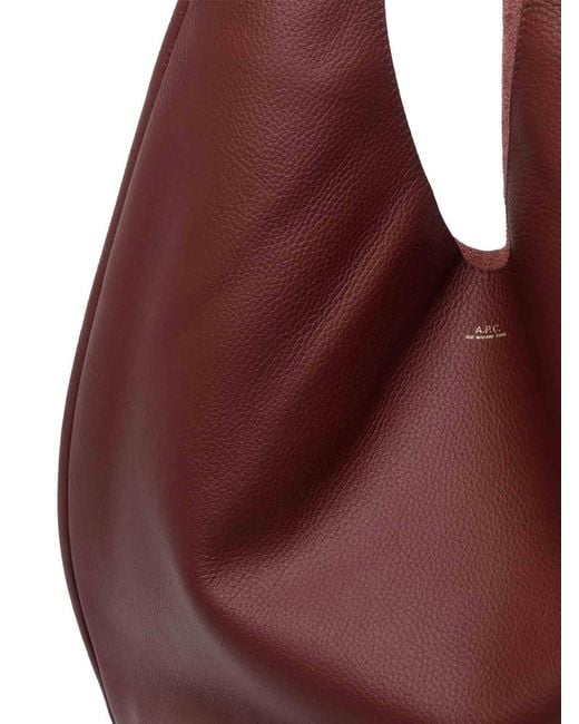 A.P.C. Purple Le Neige Shoulder Bag