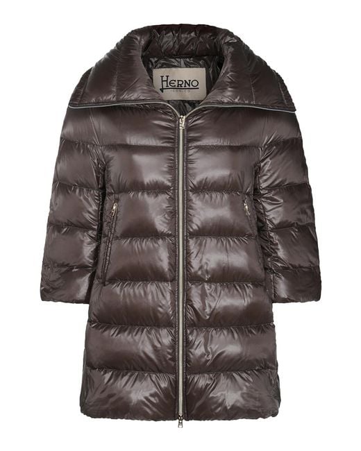 Herno Gray Cleofe Down Jacket