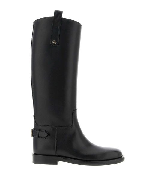 Burberry Black Cavalier Boots