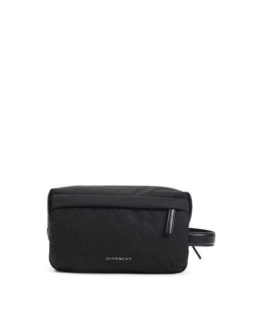 Givenchy Black Polyamide Wash Bag for men