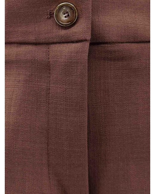 Pinko Brown Pantaloni New Serenidad