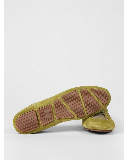 Paul Smith Green Marini Suede Sneakers for men