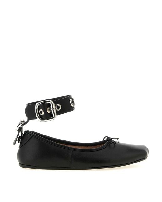 Vivienne Westwood Black Bardot Ballet Flats