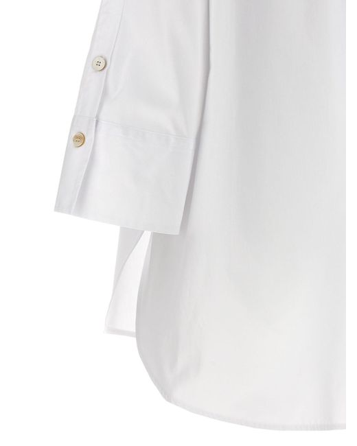 Alberto Biani White Poplin Shirt