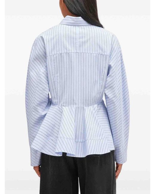 Ganni Blue Shirt