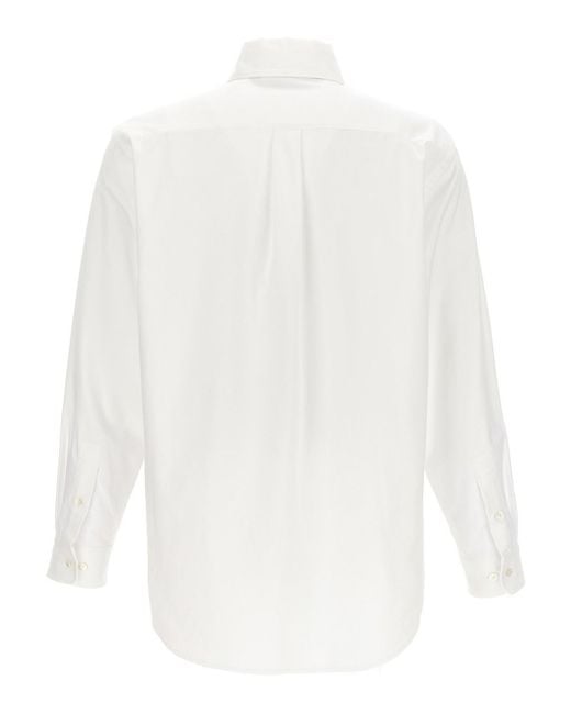 Palm Angels White Sartorial Tape Shirt for men