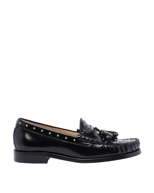 Stuart Weitzman Black Lottie Loafers