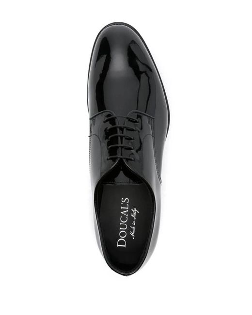 Doucal's Black Derby Shoes for men