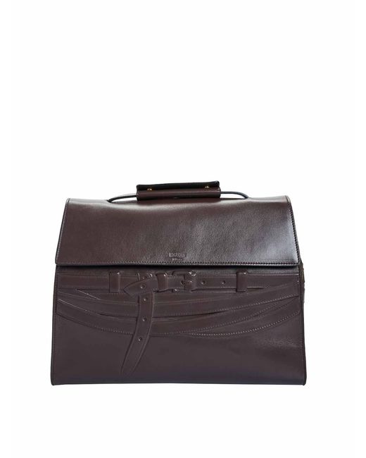 Moschino Black Tie Me Embossed Bag