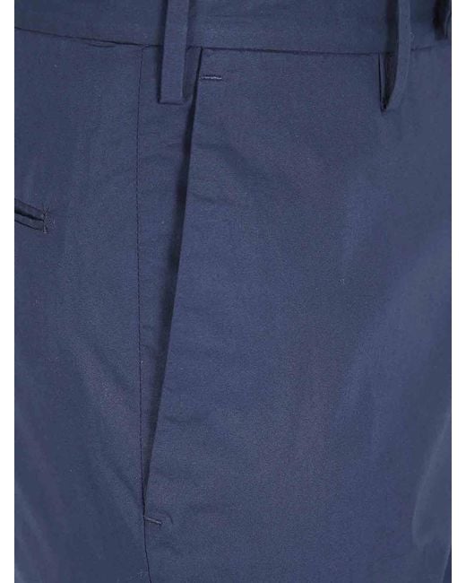 Incotex Blue Classic Chino Trousers for men