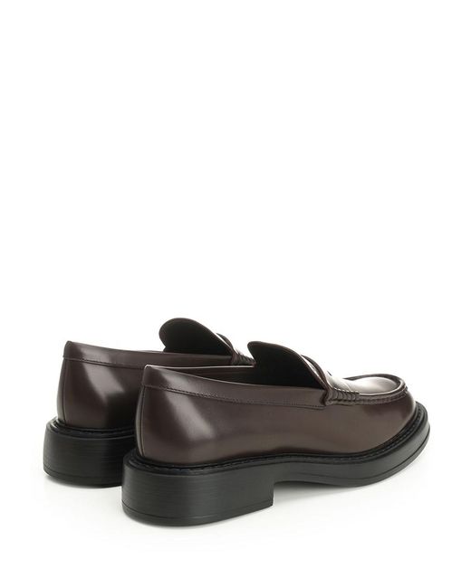 Tod's Gray Leather Loafer for men