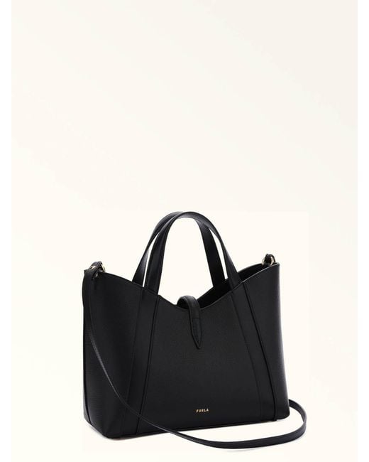 Furla Black Hand Bag Drop S Tote