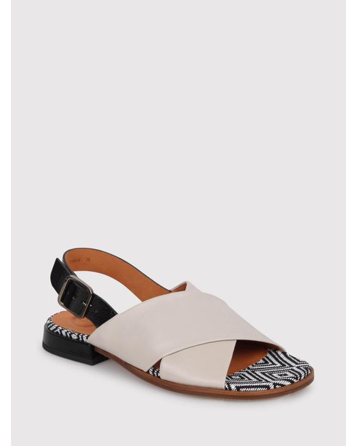 Chie Mihara Natural Studded Mules