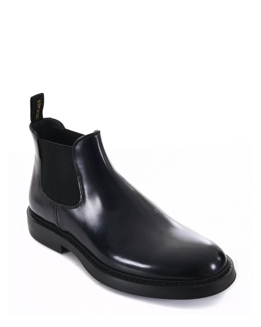 Doucal's Black Doucals Ankle Boots for men
